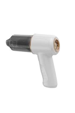 Toz Tabancalı Araç Elektrikli Süpürgesi-beyaz