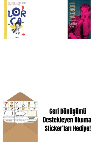 Lorca Bütün Oyunları 4 + Kanlı Düğün Yerma + Okuma Sticker'ları
