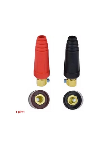 Dkj10-25 200a Konnektör Çift 10-25mm2 Kablo Yüksek Akım Kilitli Panel Tip Konnektör Kaynak Makinesi Hızlı Bağlan