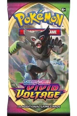 Pokemon Oyun Kartı Tcg Sword&shield Vivid Voltage Booster Pack - 4 Paket 40 Kart