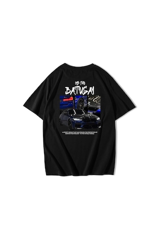 Brz Collection Unisex Oversize Bmw M5 Siyah T-shirt-siyah Siyah