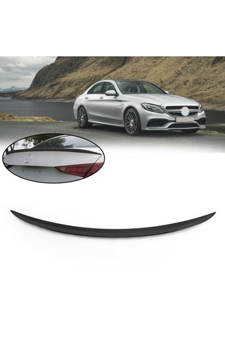 Mercedes W206 Amg Uyumlu Yedek Parça Spoiler Boyasız Plastik