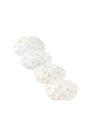 Xindoker Kadınlar İçin Su Geçirmez Duş Şapka, Peva Malzemeyle Yapılmış, Ev Kullanıma Uygun, Pembe Renk, Ticari Satış İçin Uygun Pembe