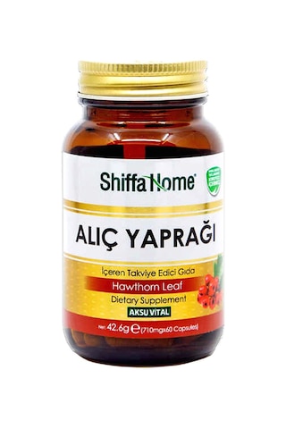 Aksu Vital Shiffa Home Alıç Yaprağı 710 MG 60 Kapsül 2 Adet