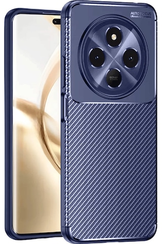 Spark 30c Kılıf Auto Focus Karbon Kapak - Lacivert Çok Renkli