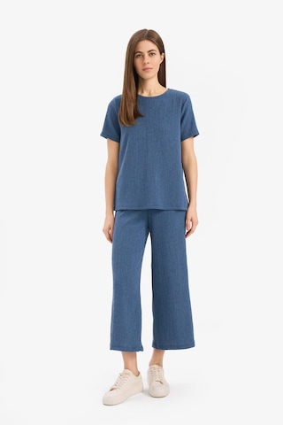 DeFacto Regular Fit 2'li Bürümcük Takım Kısa Kollu Tişört Esnek Belli Kapri Alt F1475AX25SPIN103