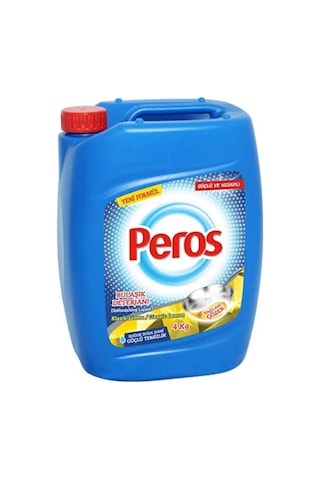 Peros Bulaşık Deterjanı 4 Lt Limon X 2 Adet