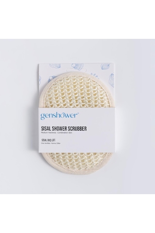 Genshower Sl1604 Sisal Oval Ped Kese Krem
