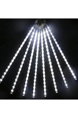 3.2m Meteor Led Beyaz Işık Mekan Dekoru Bahçe Işığı