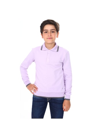 Toontoy Kids Toontoy Erkek Çocuk Baskılı Sweatshirt Lila