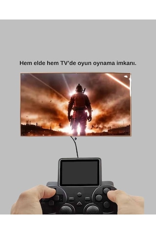 Znv Zenvia Mey İthalat S10 Gamepad Hdmı Tv Bağlantılı 520 Klasik Retro Oyun 2025 Seri Yeni Nesil Znv2025