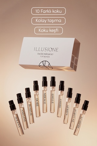 Kadın Parfüm Deneme Seti 10x2 20ml Aromatik