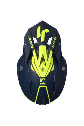 Just1 J18 +mıps Pulsar Kros Kask Sarı - Mavi