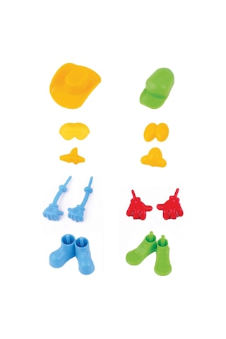 İnsan Figürü Oyun Hamur Seti 150 Gr. - Oyun Hamuru Seti - Hamur Setleri - Hamur Kalıpları Renkli