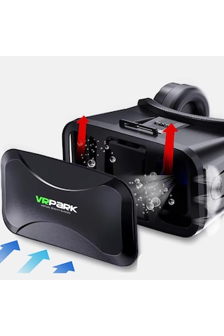 Microcase Vrpark J50 Bluetooth Kulaklıklı 3D Sanal Gerçeklik Gözlüğü