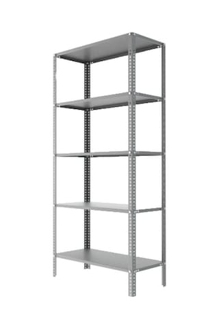 43x93 5 Katlı Çelik Raf & Depo Rafı & Ardiye Rafı & İstif Rafı