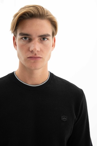 AR-MA Arma Erkek Basic Regular Fit Selanik Kumaş Bisiklet Yaka Sweatshirt Kazak 001