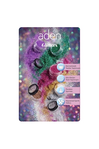 Aden Glitter Powder - Işıltılı Toz Heaven Lila 0