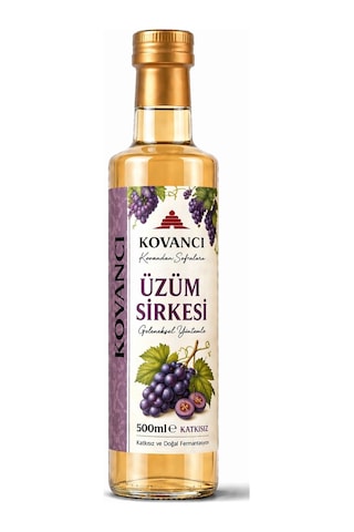 Üzüm Sirkesi 500 Ml %100 Doğal Fermente Katkısız Geleneksel Sirke