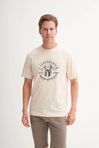 Cazador Erkek T-shirt 4179-29209 Bej