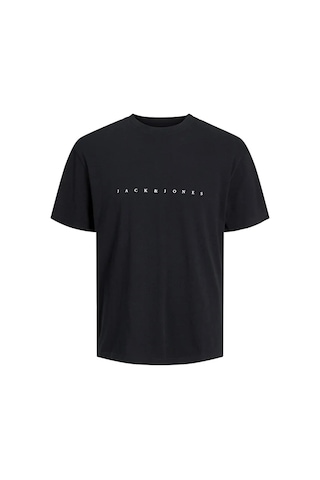 Jack & Jones Jack&jones 12234746 0 Yaka Erkek Tshirt - Siyah SIYAH