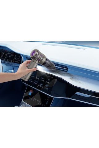 Enshall 17000PA Auhma Ultra Güçlü Göstergeli 100 W Araç İçi Süpürge Mor