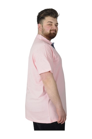 Mode Xl Büyük Beden T-Shirt Polo Mode Club 22330 Somon 001