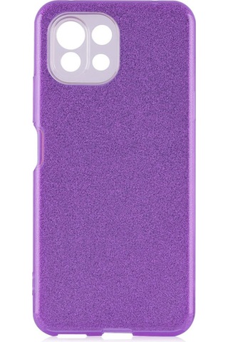 Xiaomi Mi 11 Lite Kılıf Zore Shining Silikon Mor