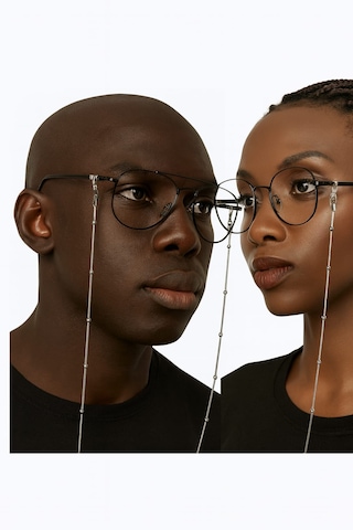 Şık Ve Benzersiz Tasarımlı Gözlük Zinciri " Paslanmaz Çelik" METALİK