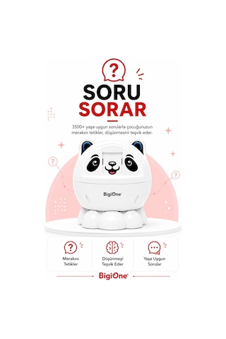 Bigibuddy Bigione Sesli Eğitici Oyuncak Yapay Zeka Destekli Ekransız Öğrenme Arkadaşı
