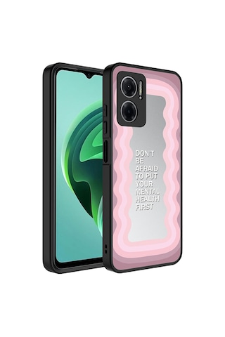 Xiaomi Redmi Note 11e Kılıf Aynalı Desenli Kamera Korumalı Parlak Zore Mirror Kapak Ayna