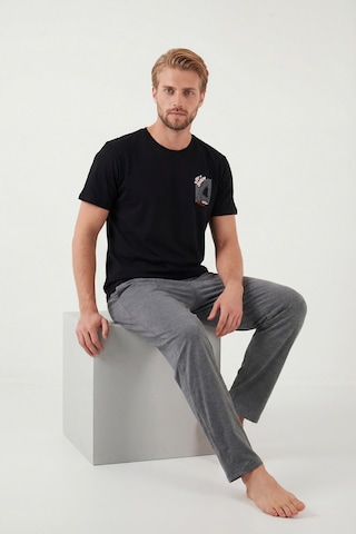 Buratti Erkek Pijama Takımı 6096160 Siyah Siyah