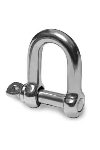 2'li Zincir Kilidi. 10mm. Paslanmaz Krom