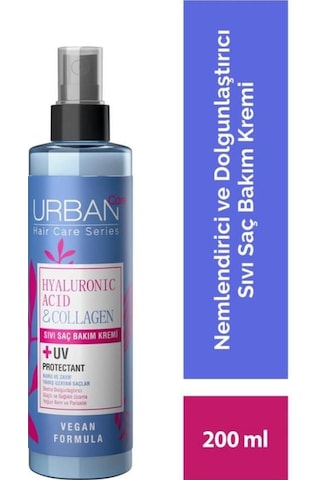 Urban Care Hyaluronik Asit & Kolajen Kuru Ve Cansız Saçlara Özel Sıvı Saç Bakım Kremi 200 ML