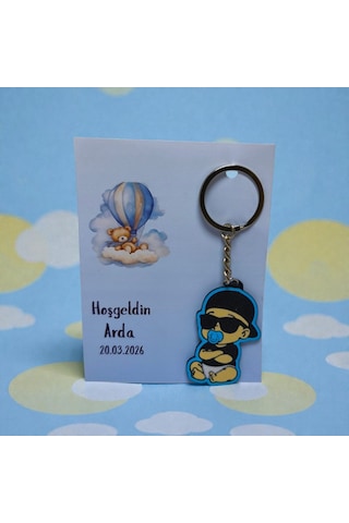Yenidoğan Hediyelik -bebek Anahtarlık-20li