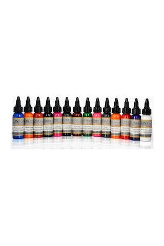 7 Adet 1 Oz Xlinetattoo Dövme Boyası Seti - 7 X 30Ml Dövme M