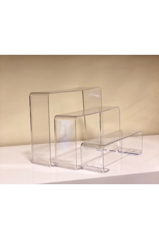 Ayakkabı Rafı Masa Üstü 3 Lü Set Merdiven Set