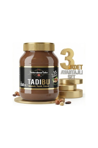 Tadıbu Kakaolu Fındık Ezmesi 3x850 Gr