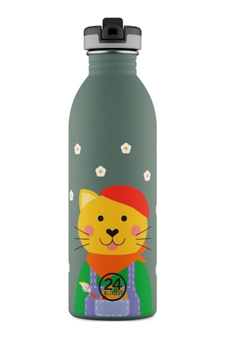 Kids Bottle Smart Cat Paslanmaz Çelik Çocuk Su Matarası 500 Ml Renkli