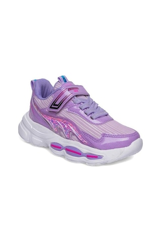 Alessio 010-25 Simli Maskotlu Kız Çocuk Sneaker Lila Pembe 31-35 LILA