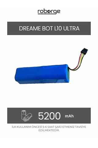 Dreame L10 Ultra Robot Süpürge Uyumlu Batarya 5200 Mah - Muadil Ürün