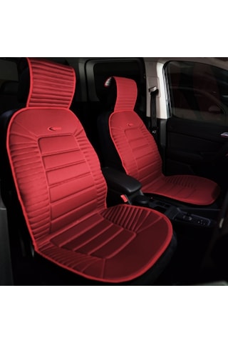 Volvo Xc60 Oto Koltuk Minderi Ön 2'li Set Kırmızı Bumerang Serisi Şhn