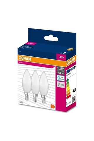 Ledvalue 75w 60w 3 Lü Mum Ampul - 6500k E14 Sku: Smg8690010149466 Açık Kahverengi
