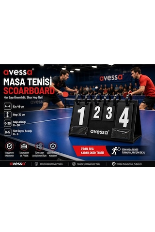 Özel Seri Maç Skoru Oyun Aleti Puan Tabelası Scr-500 Masa Üstü Score Board