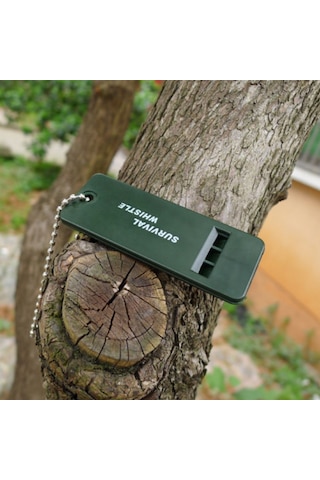 Buffer Kamp Outdoor Yaşam Yüksek Sesli Acil Durum Düdüğü Siyah