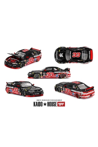 Mini Gt Kaido House Nissan Skyline Gt-r R33 Black Kaido Cat 276 1/64