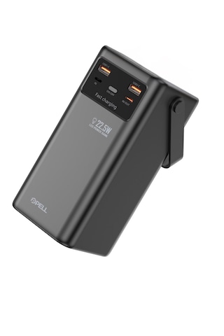 Pl-f23 50.000 Mah. 22.5w Turbo Şarj Powerbank Led Işıklı Siyah