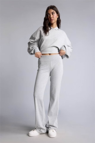 Defacto Flare Fit Ribana Gri Kadın Pantolon E0628ax/gr210