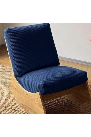 Comfort Sallanır Koltuk Tv Koltuğu Sallanan Berjer Sandalye Lacivert