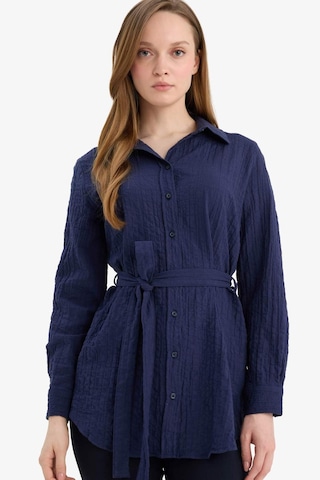 Defacto Regular Fıt Gofre Dokulu Tunik G8505ax26spnv31 Lacivert-nv31